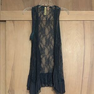Eyeshadow Black Lace Kimono